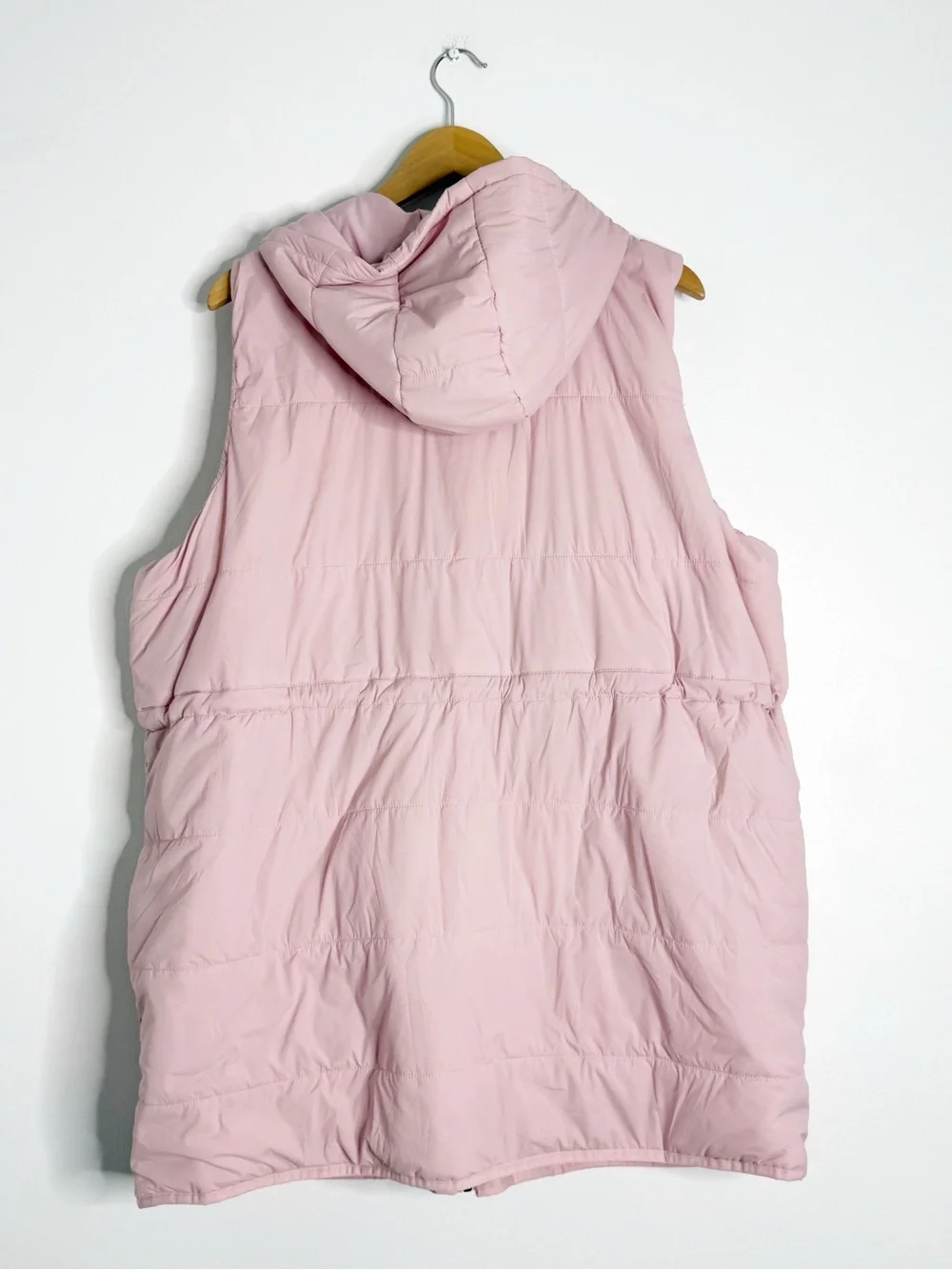 Torrid Active Pink Hooded Puffer Vest Size 3 Plus Size NWOT